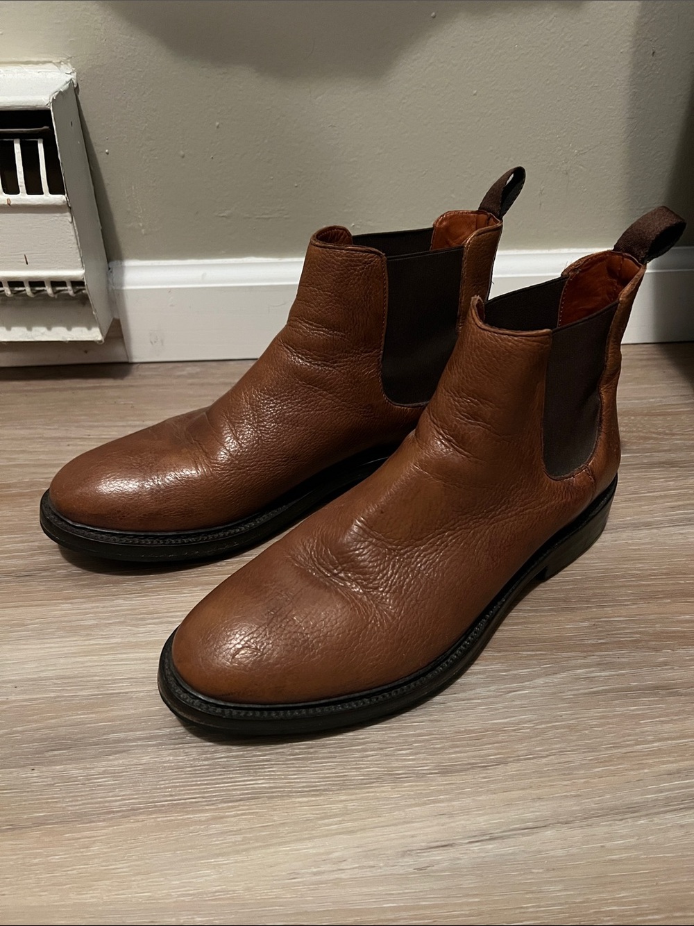 Frye Men's Brown Leather Chukka Chelsea Boots
